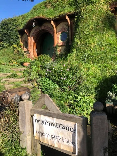 Bag End, in Hobbiton, New Zealand