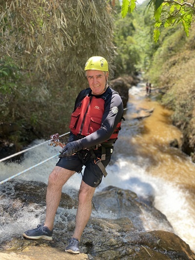 Gary, canyoning in Vietnam